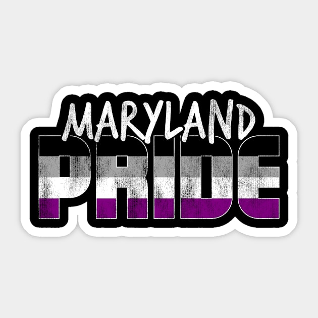 Maryland Pride Asexual Flag Sticker by wheedesign